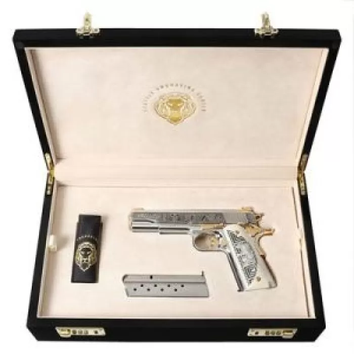 Kimber K1911 Seattle Engraving Aztec Temple Burst 38 Super 8+1 5.25
