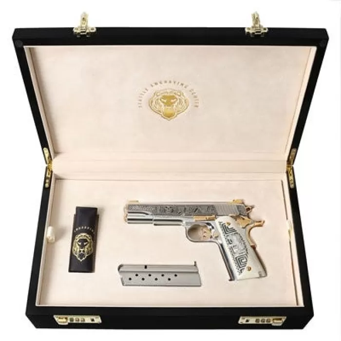 Kimber K1911 Seattle Engraving Aztec Temple Burst 38 Super 8+1 5.25 Kimber K1911 Seattle Engraving Aztec Temple Burst 38 Super 8+1 5.25