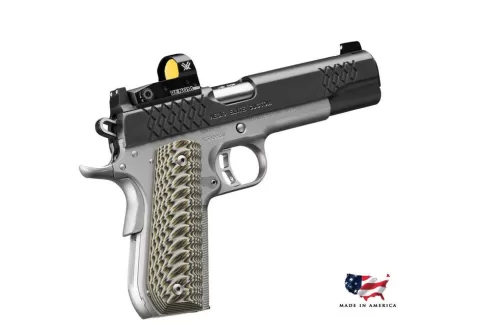 Kimber Aegis Elite Custom Optics Ready Black 9mm 5-inch 8Rds - with Vortex Red Dot