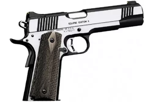 Kimber Eclipse Custom II LG 45ACP Matte Black / Brushed Aluminum 5in 8rd Crimson Trace Lasergrip