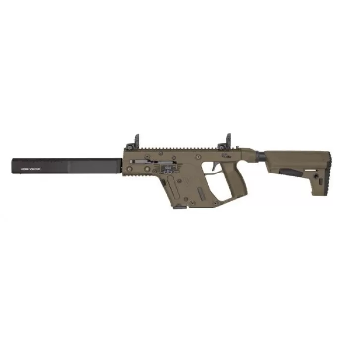 Vector Gen II 9mm 16-in Barrel Fixed Stock Flat Dark Earth 10rd - MA/NJ Compliant Vector Gen II 9mm 16-in Barrel Fixed Stock Flat Dark Earth 10rd - MA/NJ Compliant