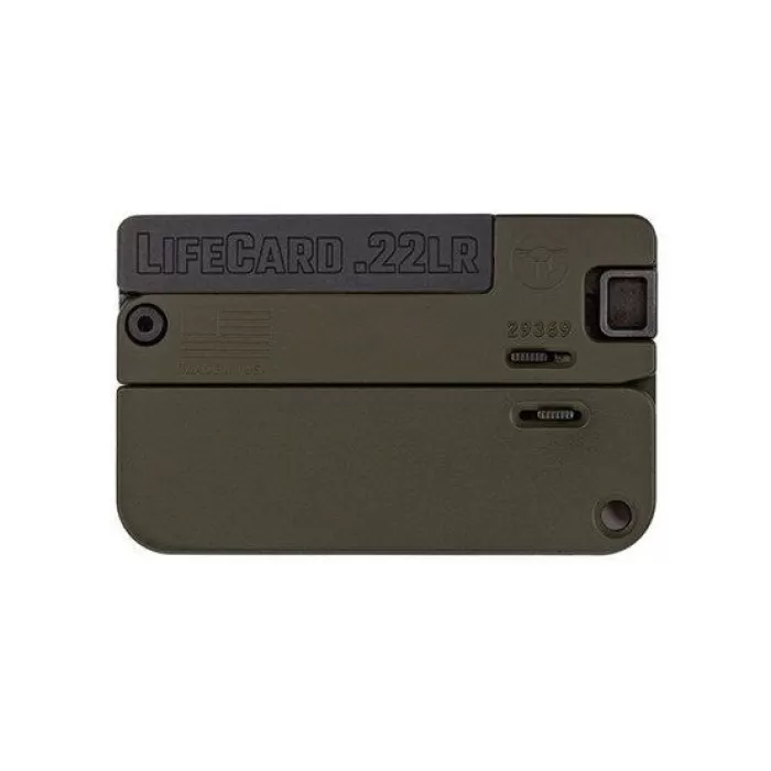 Trailblazer Firearms Tbzr Lifecard 22Lr Polymer Handle OD Grn LC1-P-ODG Trailblazer Firearms Tbzr Lifecard 22Lr Polymer Handle OD Grn LC1-P-ODG