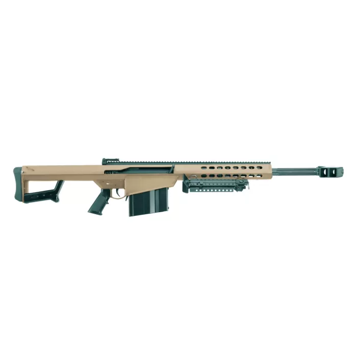 Barrett 82A1 .50 BMG, 20" Fluted Barrel, Monopod Included, Flat Dark Earth, 10rd Barrett 82A1 .50 BMG, 20" Fluted Barrel, Monopod Included, Flat Dark Earth, 10rd
