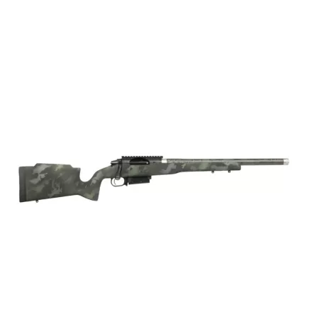 Proof Research 151396 Elevation MTR 2.0 6.5 PRC 3+1 20" Carbon Fiber Match Grade Threaded Barrel, Black Receiver w/Picatinny Rail, Midnight Camo Proof Fixed Carbon Fiber Stock, Right Hand