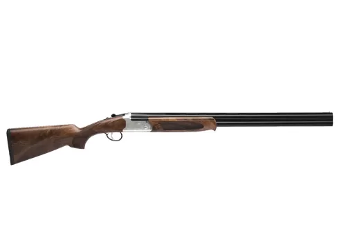 Stevens 555 Deluxe O/U 12 Ga, 28" Barrel, 3", Silver Engraved, Walnut, 2rd