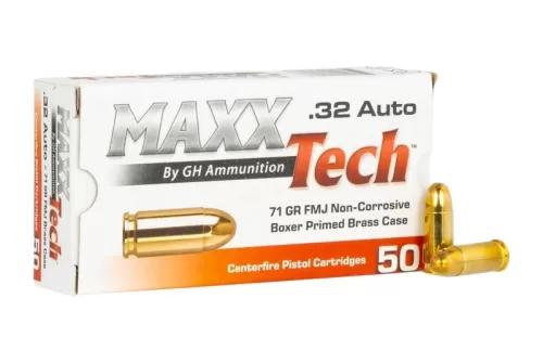 Tulammo PTGB32B   32ACP 71gr Full Metal Jacket 50 Per Box/12 Case