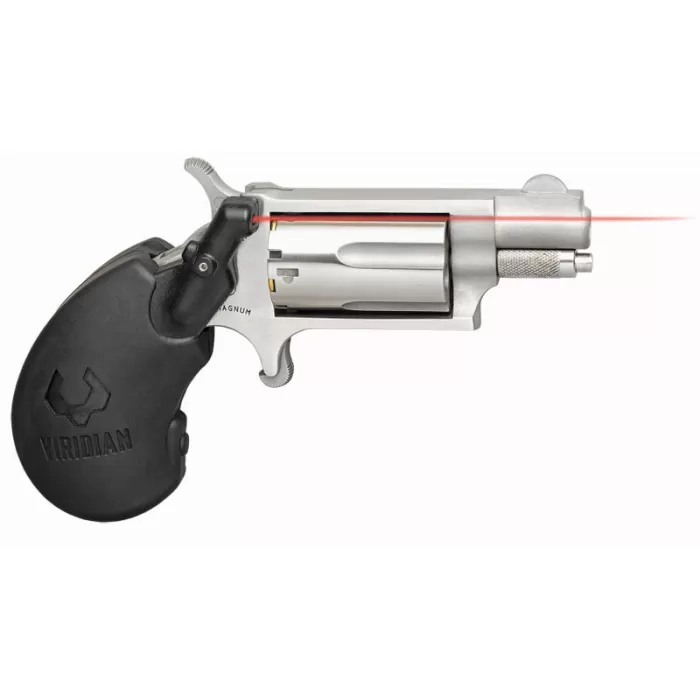 NAA Mini Revolver Stainless .22 Mag 1.13" Barrel 5-Rounds Veridian Laser Grip NAA Mini Revolver Stainless .22 Mag 1.13" Barrel 5-Rounds Veridian Laser Grip