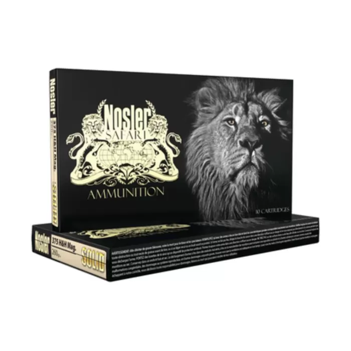 Nosler Safari Rifle Ammunition .375 Flanged Mag 300 GR SLD 2400 fps - 20/box 40612 Nosler Safari Rifle Ammunition .375 Flanged Mag 300 GR SLD 2400 fps - 20/box 40612