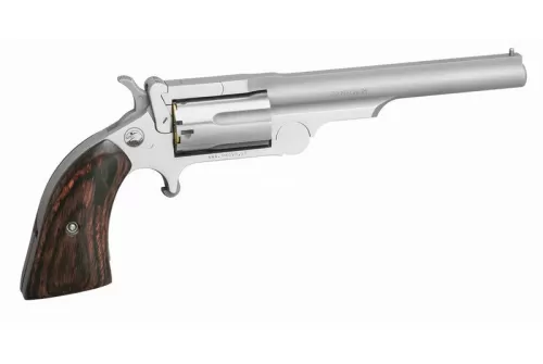 North American Arms Ranger II Stainless .22 Mag 4" Barrel 5-Rounds Rosewood Grips