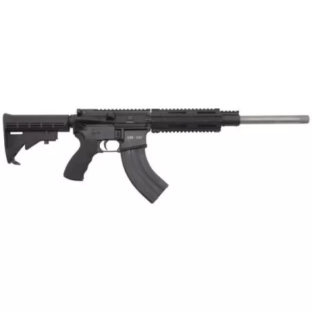 Olympic Arms K16sst300bo K16 300 Aac Blackout 16" 4Rail 6Pt Stk Blk/Ss