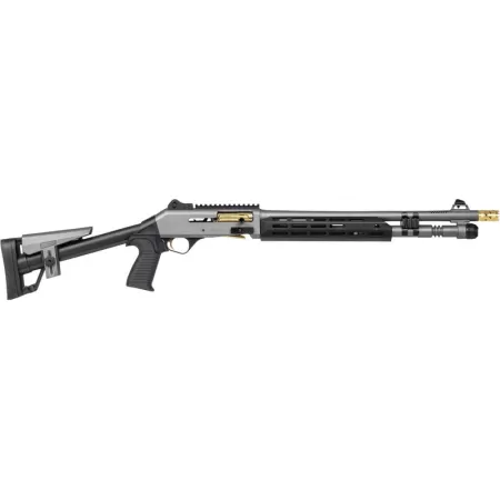 Panzer Arms M4 Speed Pro Gray / Gold 12 GA 18.5