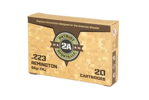 STV Patriot .223 REM, 55gr, FMJ [MPN: P223055F] - 20 rounds