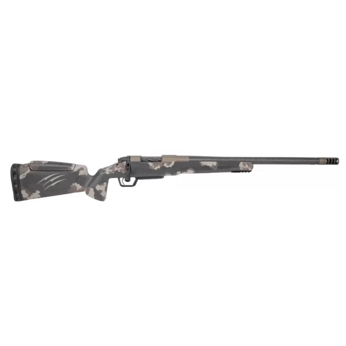 Fierce Firearms RIVSCX65PRC20BDS Carbon Rival XP 2.0 6.5 PRC 20" Smoked Bronze Cerakote Spiral Fluted Stainless Steel Barrel & Drilled & Tapped Receiver, Desert Shadow Camo Adj Comb Carbon Fiber Stock