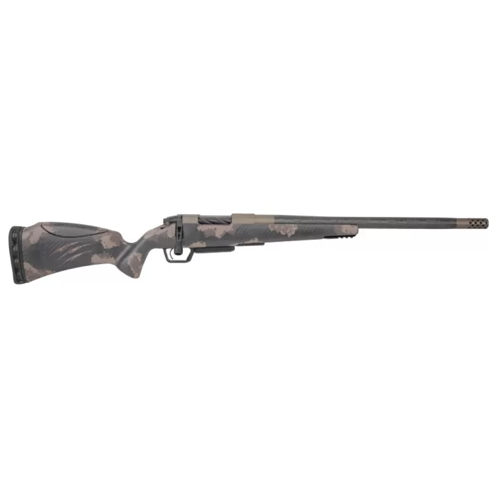 Fierce Firearms ROGSCMX22CM18BRS Carbon Mini Rogue XP 22 Creedmoor 3+1 18" Carbon Fiber Match Grade Barrel, Smoked Bronze Cerakote Steel Drilled & Tapped Receiver, Sonora Ambush Camo Adj Comb & BiPod