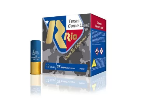 RIO Ammunition Texas Game Load 36 Shotshells 12 ga 2-3/4in 1-1/4oz 1250 fps Size 6 25/ct, TG366TX