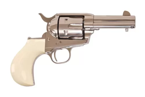 Cimarron Doc Holliday Thunderer .45 Colt, 3.5" Barrel, Ivory Grips, Nickel, 6rd