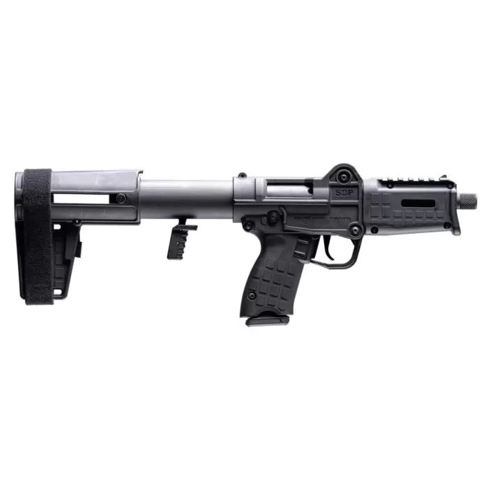Kel-Tec SUB SDP 9mm, Threaded Barrel, Picatinny Rail, Folding Brace, 17rd
