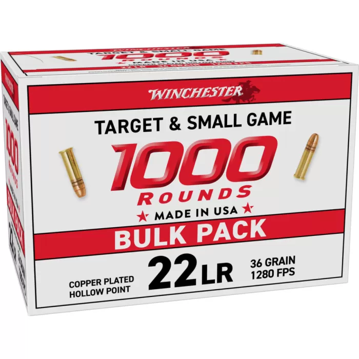 Winchester WHITE BOX, 22 LR, 36gr, Hollow Point, 1000rd Box