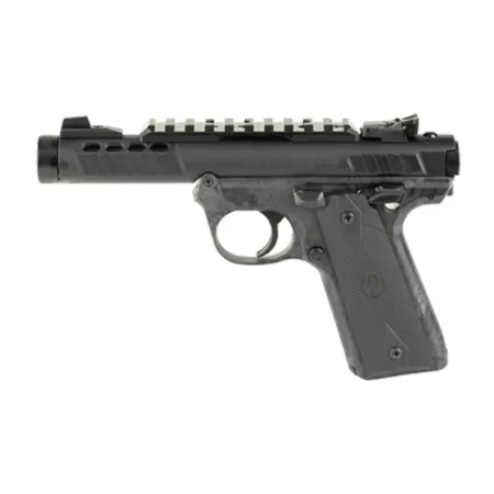 RUGER Mark IV 22/45 Lite 22LR 4.4in 2x 10rd Mags Kryptek Typhon Camo/Black Anodized Rimfire Pistol (43958)