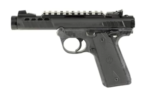 RUGER Mark IV 22/45 Lite 22LR 4.4in 2x 10rd Mags Kryptek Typhon Camo/Black Anodized Rimfire Pistol (43958)