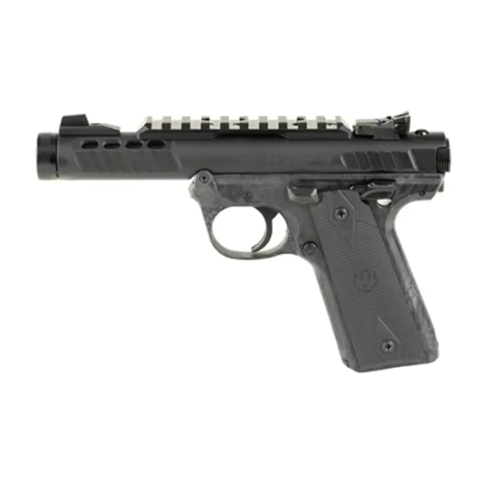 RUGER Mark IV 22/45 Lite 22LR 4.4in 2x 10rd Mags Kryptek Typhon Camo/Black Anodized Rimfire Pistol (43958)
