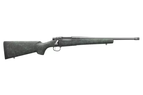 Remington Firearms 85931 Model 7 300 Blackout 5+1 16.50" TB Black w/Green Webbing Fixed HS Precision w/Aluminum Bedding Stock Matte Blued Right Hand