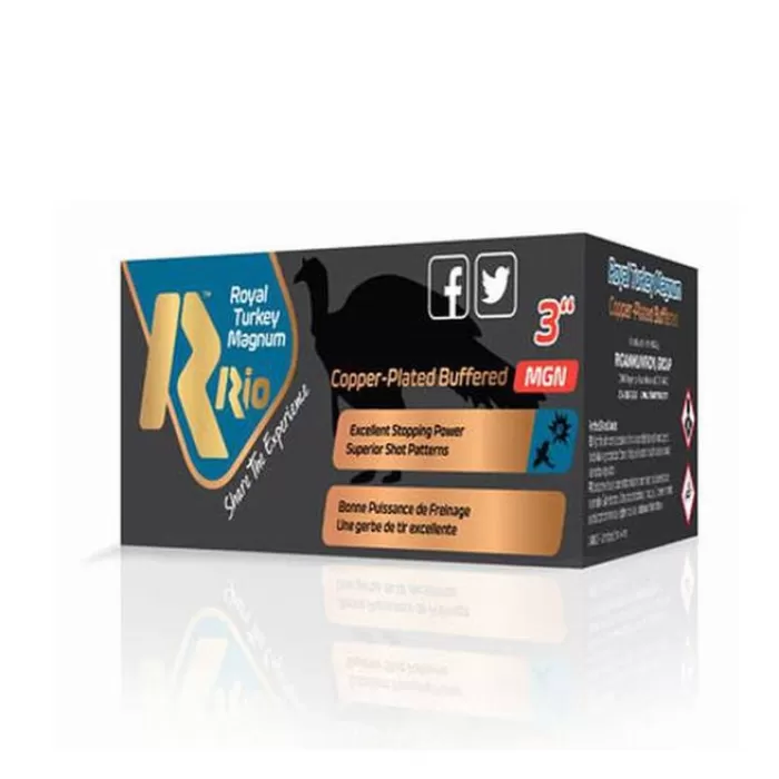 RIO Ammunition Royal Turkey Buffered Copper MGN 50 Game Loads 1003883 RIO Ammunition Royal Turkey Buffered Copper MGN 50 Game Loads 1003883