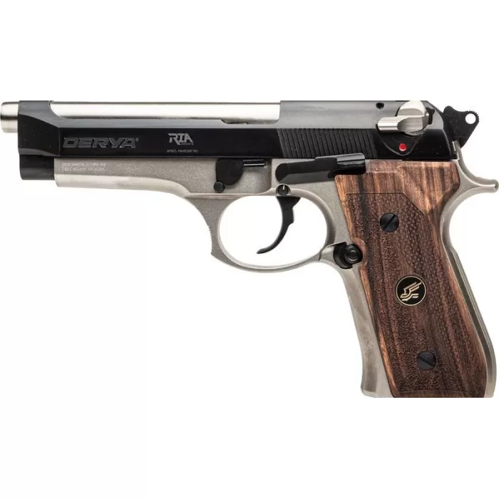 Rock Island Melik 9mm 4.90" High-Capacity Pistol 15rds, Silver - Premium - 15LMK9 Rock Island Melik 9mm 4.90" High-Capacity Pistol 15rds, Silver - Premium - 15LMK9