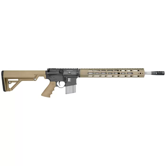 Rock River Arms XBLK1751T LAR-300 X-Series Tan 300 AAC Blackout/Whisper (7.62x35mm) 18Inch 30 Rd