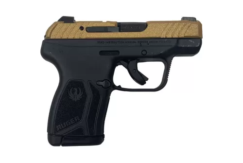 Ruger LCP 380 Max Handgun .380 Auto 10rd Magazine 2.75 BBL BLUE Gold Glitte