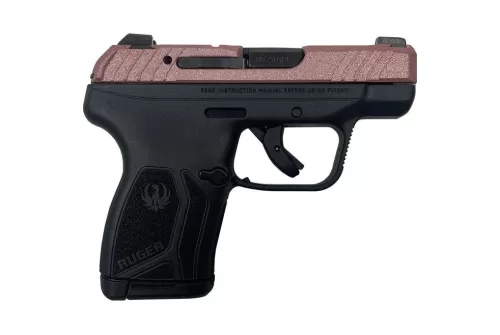 Ruger LCP 380 Max Handgun .380 Auto 10rd Magazine 2.75 BBL Rose Gold Glitte