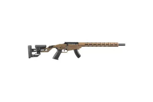 Ruger 8407 Precision Rimfire Burnt Bronze/Black Bolt Action - 22 LR Burnt Bronze/Black