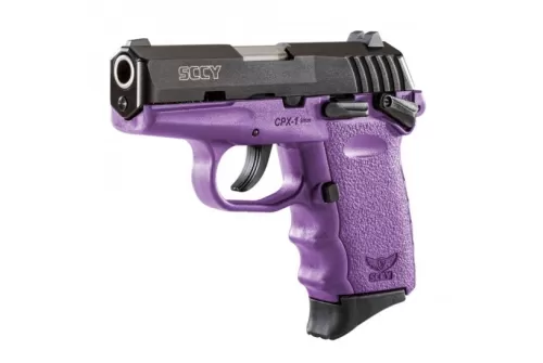SCCY CPX-1 9mm Black / Purple Pistol with Safety - CPX 1CBPU