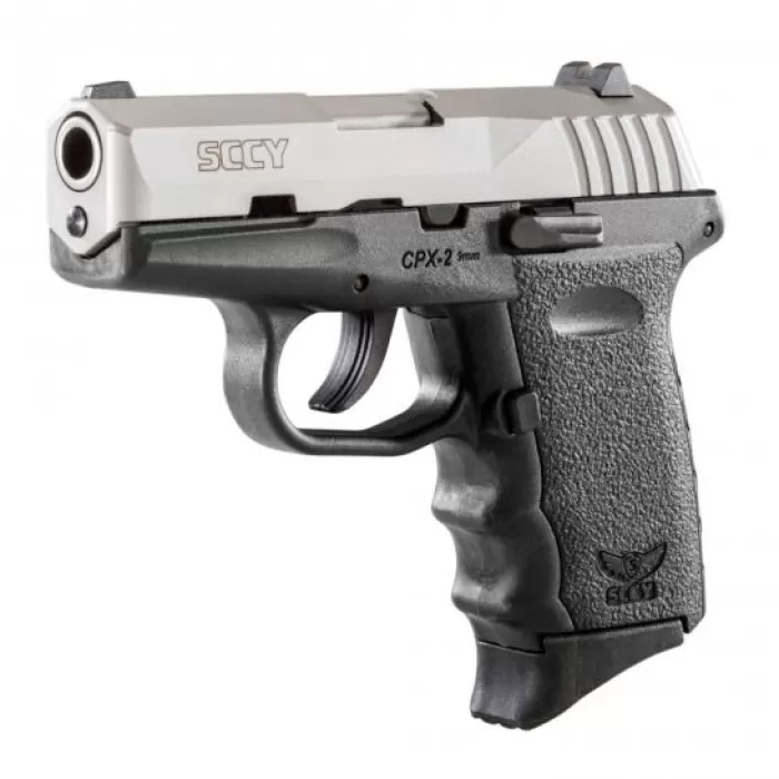 SCCY CPX-2 9mm Stainless Steel / Black Pistol, No Safety - CPX 2TT SCCY CPX-2 9mm Stainless Steel / Black Pistol, No Safety - CPX 2TT