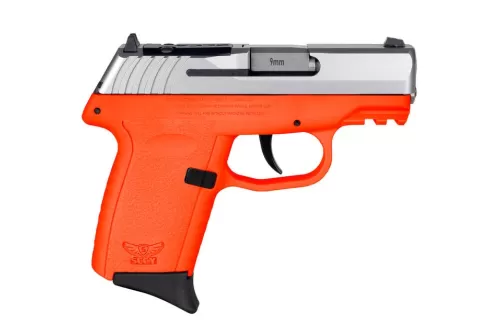 SCCY CPX-2 Orange/Stainless 9mm 3.1" Barrel 10 Rounds Optics Ready