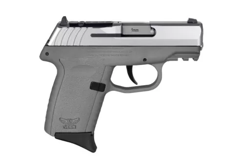 SCCY Industries CPX-2 Gen3 RD 9mm, 3.10" Barrel, Sniper Gray Polymer Picatinny Rail Serrated Stainless Steel Slide, Sniper Gray, 10rd