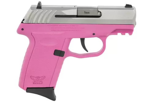 SCCY CPX-2 Gen3 Pink / Stainless 9mm 3.1" Barrel 10-Rounds