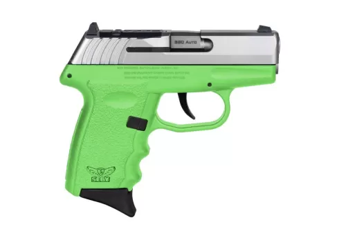 Sccy Industries Cpx-3, Sccy Cpx-3ttlgrdrg3 380 Tt Slide Lime Grp   Ns 10r