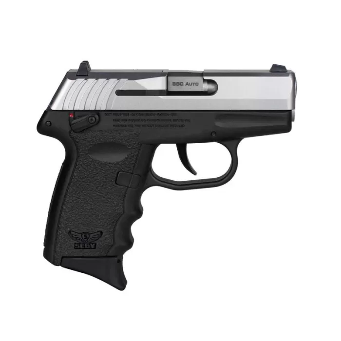 SCCY Industries CPX-4 .380 ACP, 2.96" Barrel, Black Frame, Stainless Steel Slide, Manual Thumb Safety, 10rd SCCY Industries CPX-4 .380 ACP, 2.96" Barrel, Black Frame, Stainless Steel Slide, Manual Thumb Safety, 10rd