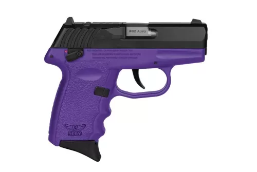 Sccy Industries Cpx-4, Sccy Cpx-4cbpurdrg3 380 Blk Slide Pur Grip Sft 10r