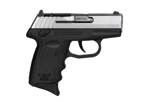 SCCY Industries CPX-4 RD .380 ACP, 2.96" Barrel, Black Frame, SS Slide, 10rd