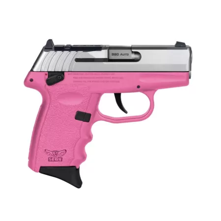 Sccy Industries Cpx-4, 380 ACP 2.96" 10rd pink Sccy Cpx-4ttpkrdrg3 Tt Slide Grip Sft