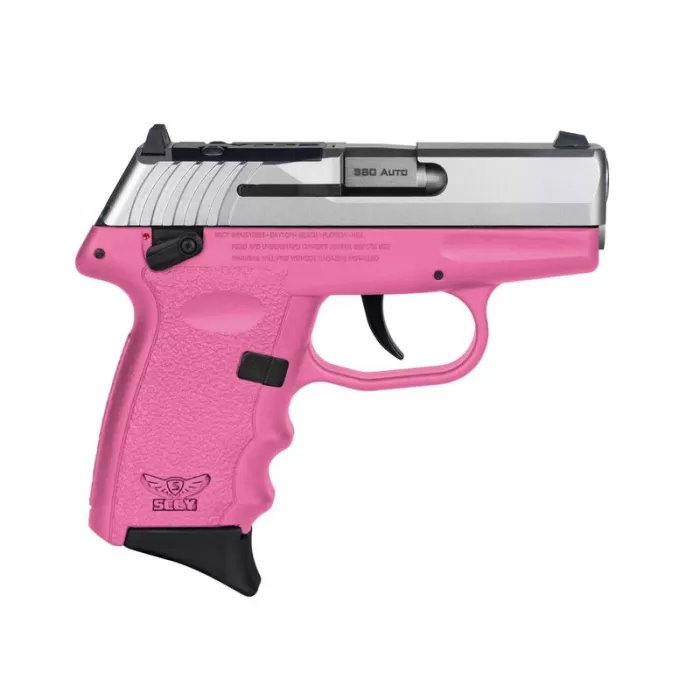 Sccy Industries Cpx-4, 380 ACP 2.96" 10rd pink Sccy Cpx-4ttpkrdrg3 Tt Slide Grip Sft