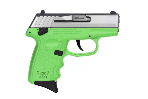 Sccy Industries Cpx-4, 380 ACP 2.96" 10rd Lime Sccy Cpx-4ttlg Tt Slide Grp Sft