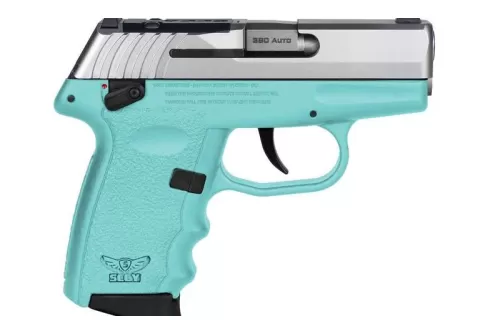 SCCY Industries CPX-4 RD .380 ACP, 2.96" Barrel, SCCY Blue Frame, SS Slide, 10rd
