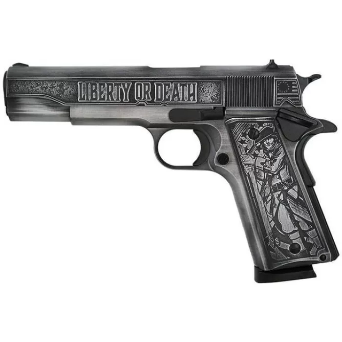 Sds Imports Tisas "Liberty OR Death" 1911 A1 Service 45 Handgun .45 Acp 8Rd Magazine 5" Barrel 1911A1S45LD Sds Imports Tisas "Liberty OR Death" 1911 A1 Service 45 Handgun .45 Acp 8Rd Magazine 5" Barrel 1911A1S45LD
