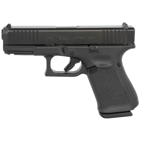 Glock G19 Gen5 AUS 9mm, 4.02" Barrel, Fixed Sights, Black, 3x 15rd