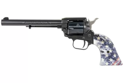 Heritage Firearms Rough Rider .22 LR 6.50" Barrel 6-Rounds USA Flag Wood Grip