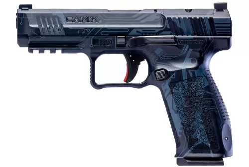Canik Mete SFT OR 9mm, 4.5" Barrel, 3-Dot Sights, Blue Cyber, 18rd/20rd