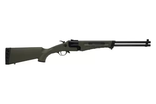 SAVAGE 42 Takedown .22 WMR 20in Single Shot OD Green Over/Under Rifle (23001)